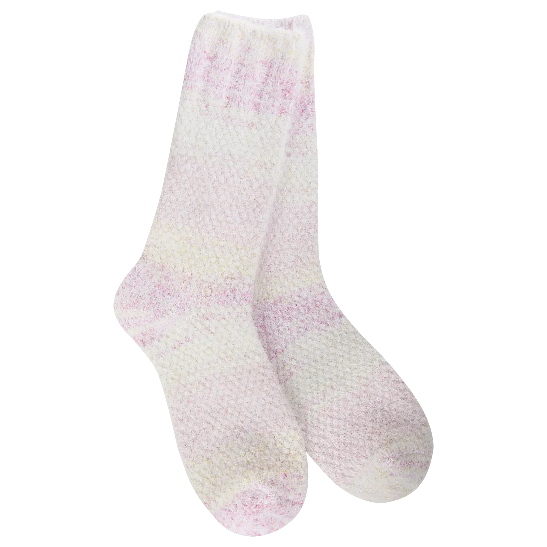 World's Softest Weekend Ombre Feather Crew - Pink Lemonade