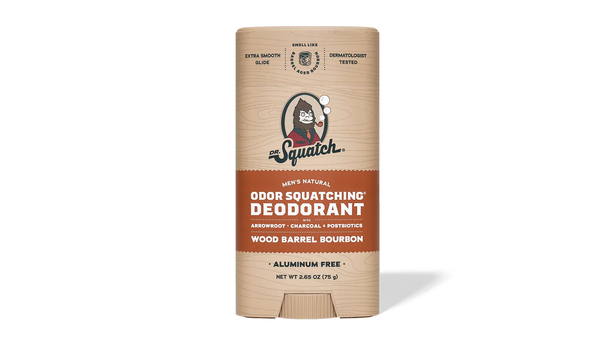 Dr Squatch - Wood Barrel Bourbon Deodorant Wide Stck