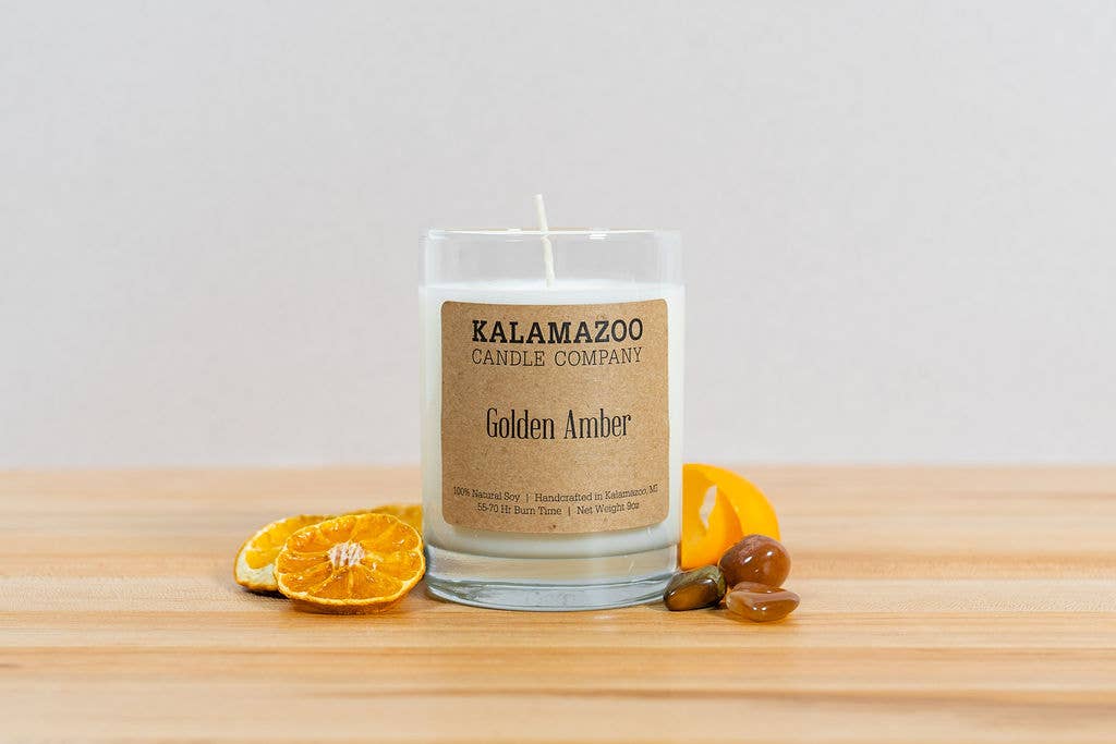 Golden Amber Candle 10oz Jar