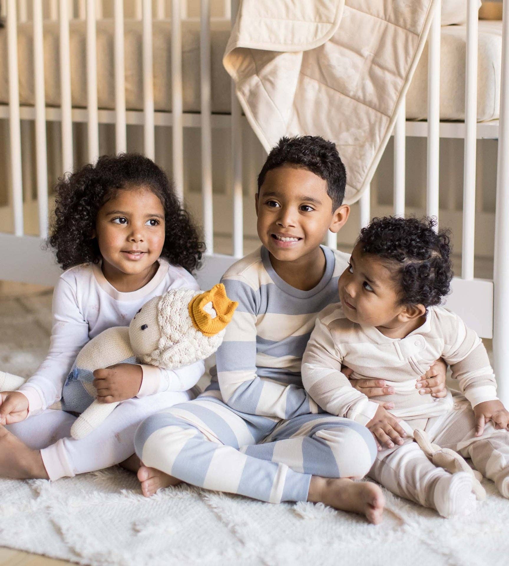 Rugby Stripe Organic Cotton Sleep & Play