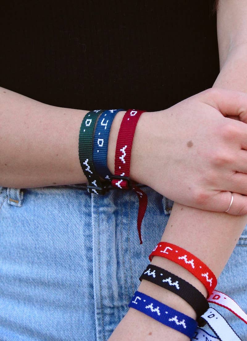 Bracelet Woven WWJD Assorted Colors