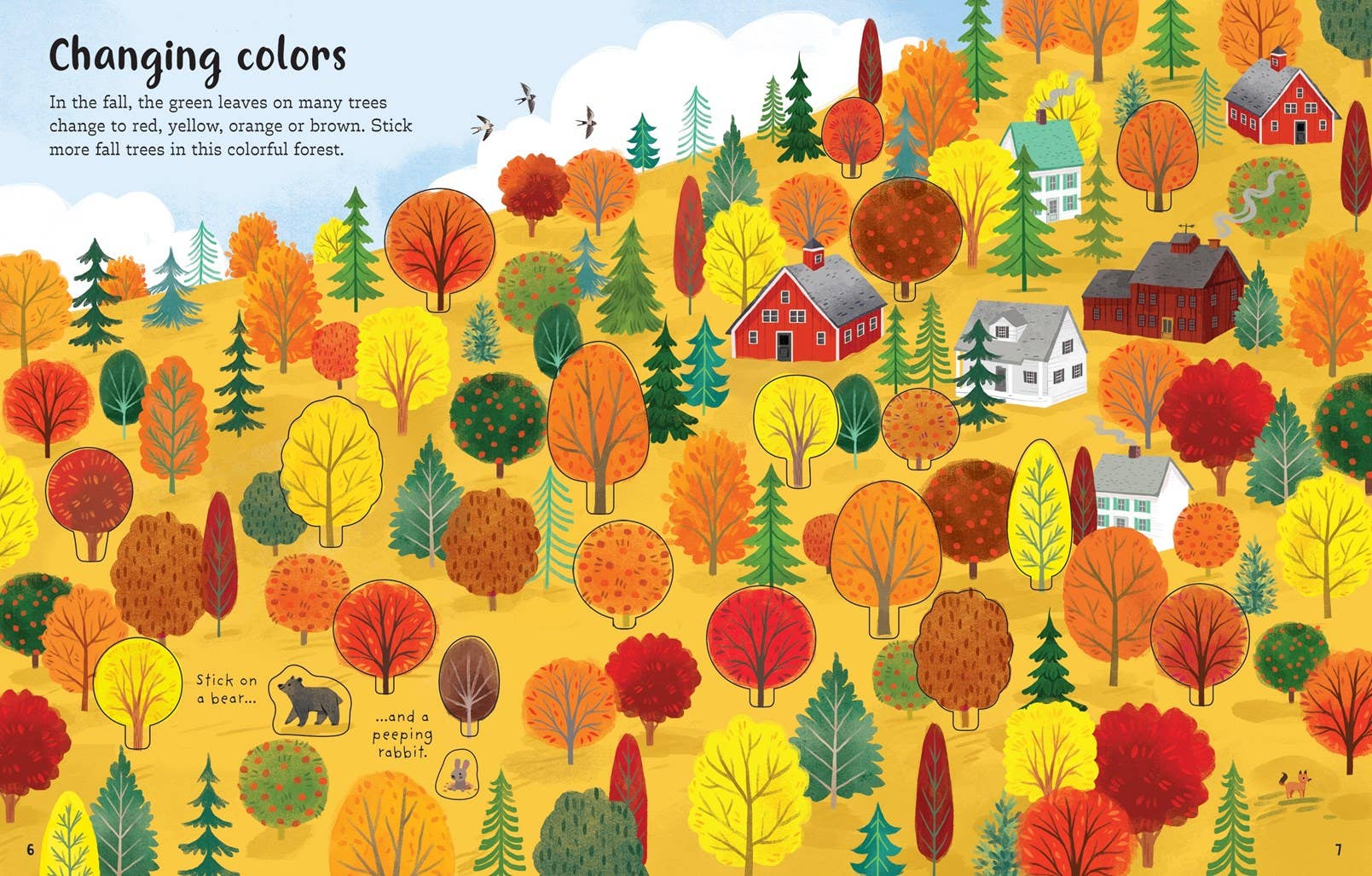 First Sticker Book Fall : Usborne
