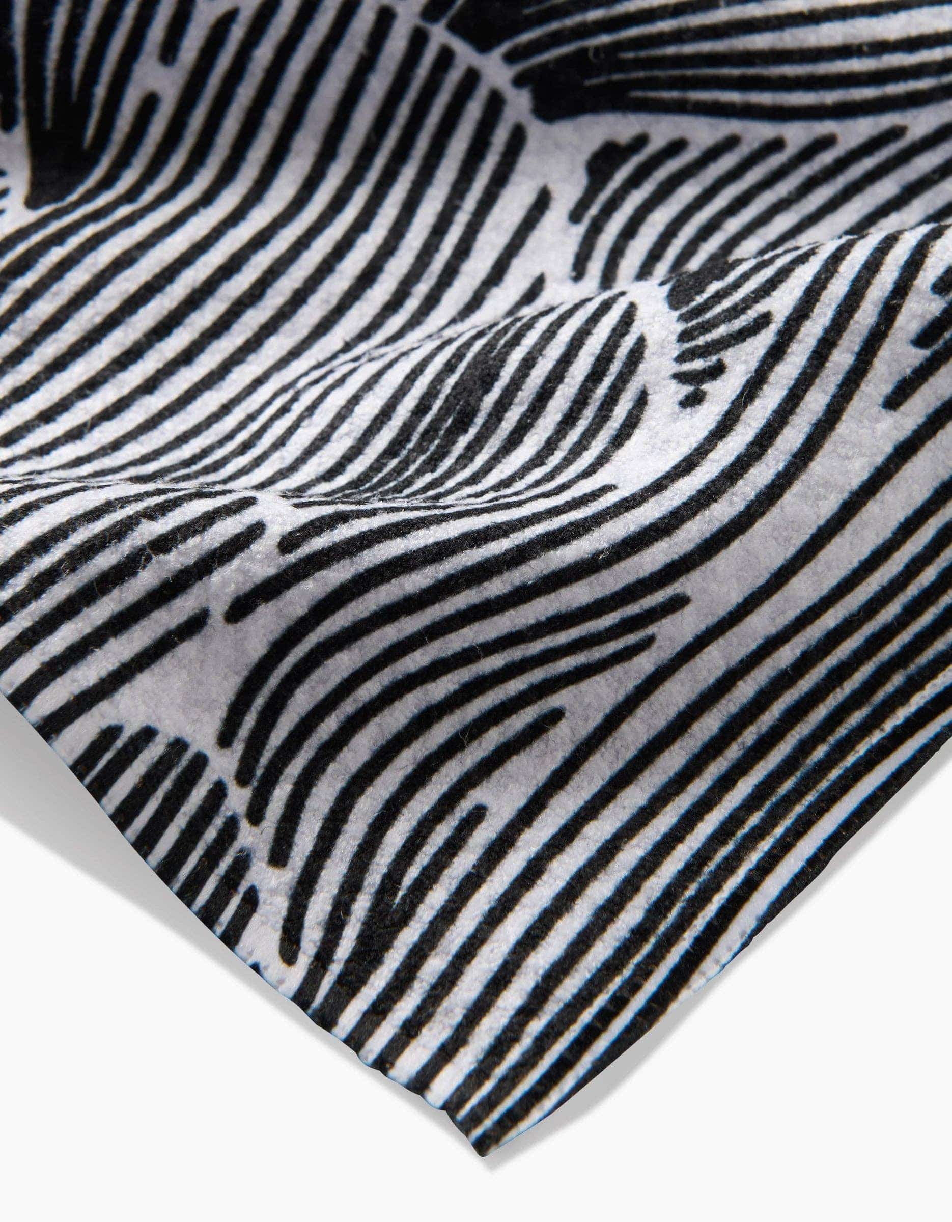 Geometry Posh Petals Fresh Linen Tea Towel