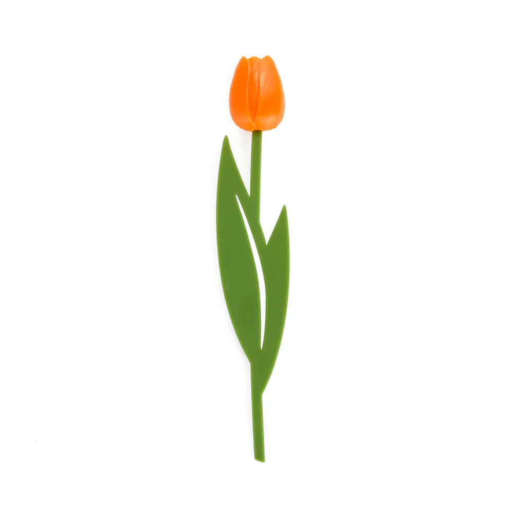Orange Tulip Bookmark