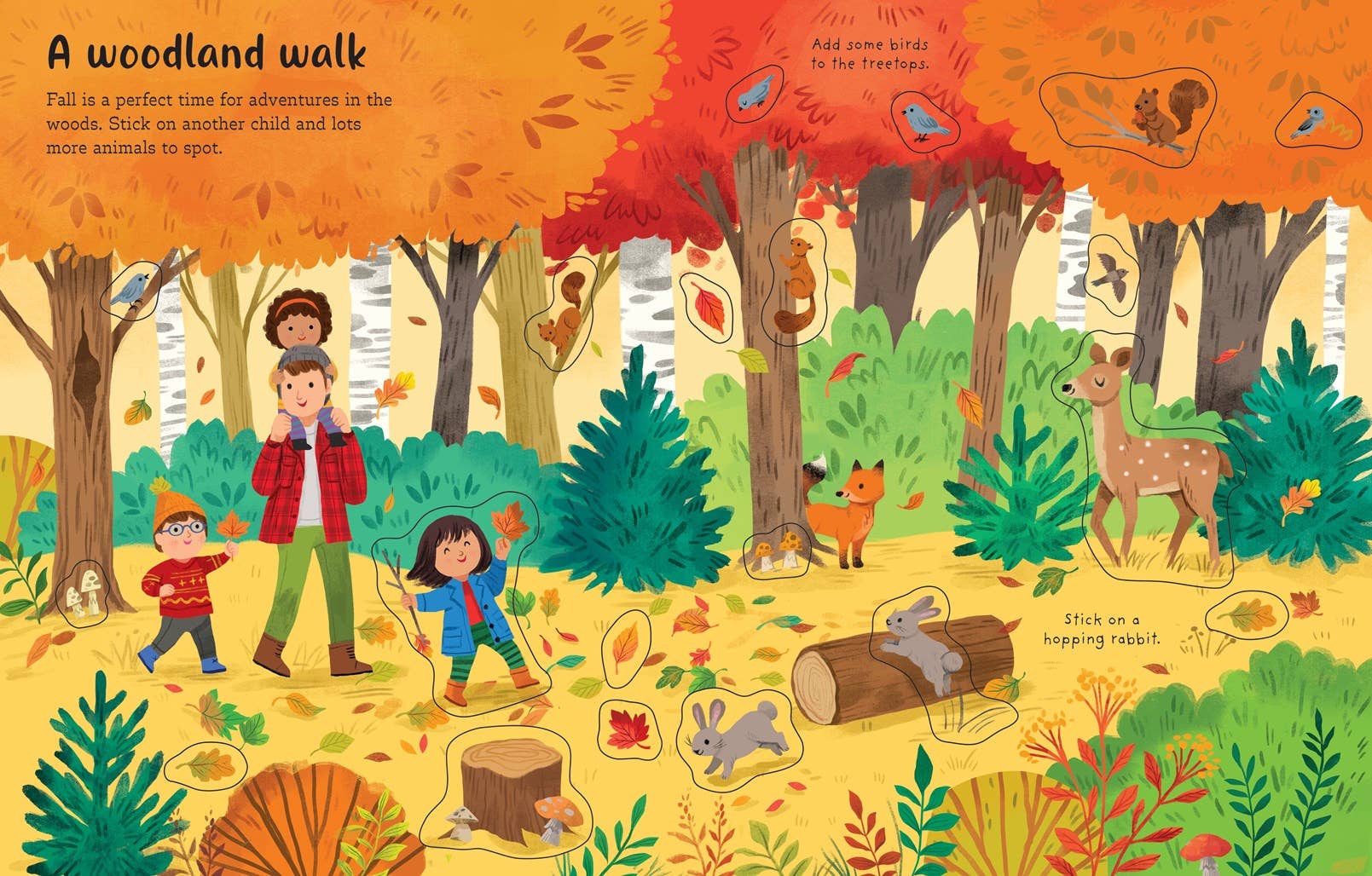 First Sticker Book Fall : Usborne