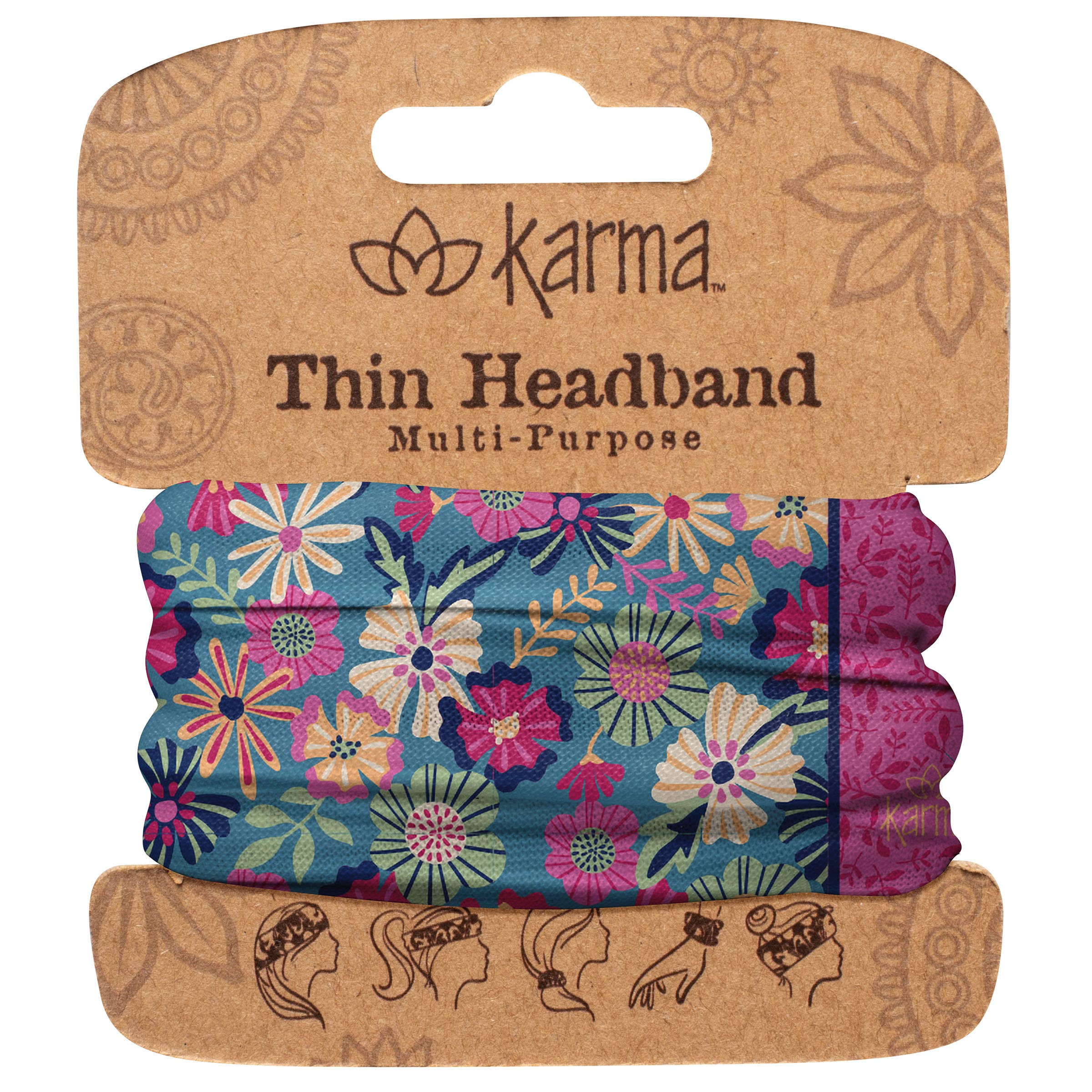 Thin Headband: Shelly Floral