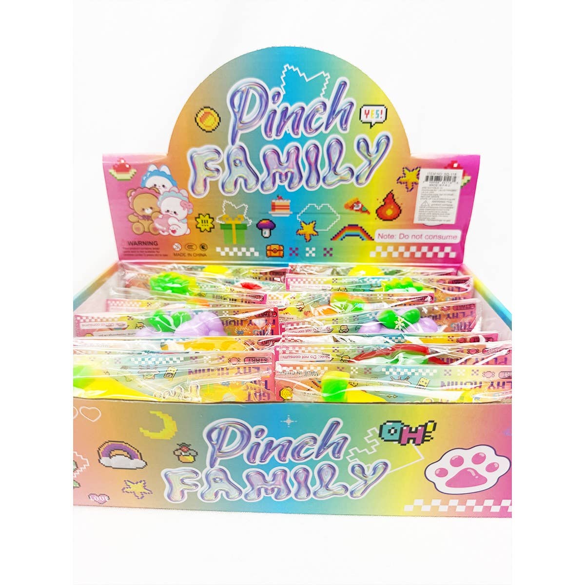 Assorted Fruit Pinch Squishy Toy