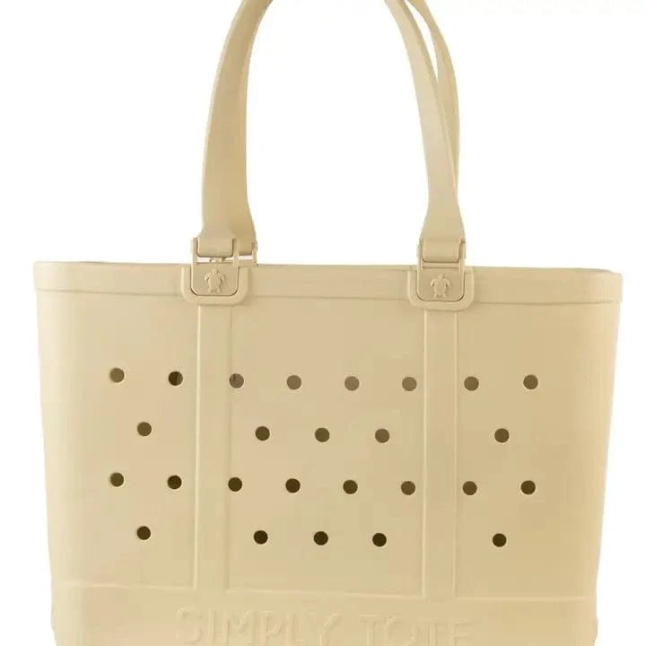 Sand Simply Southern Large Waterproof Tote