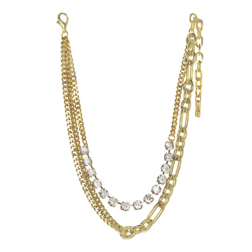 Cricket Necklace: Antique Gold