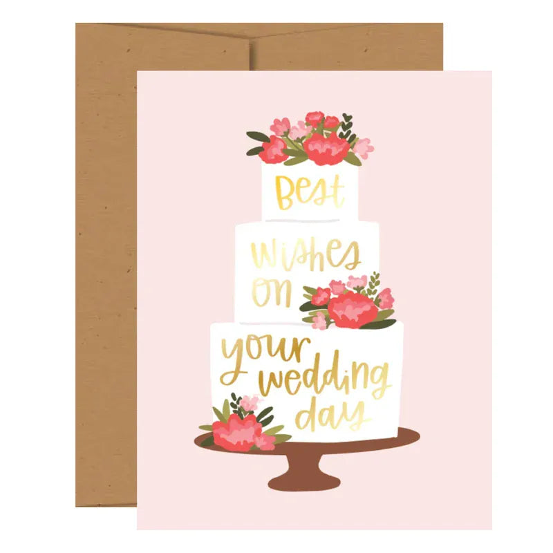 Wishes On Wedding Day Greeting Card