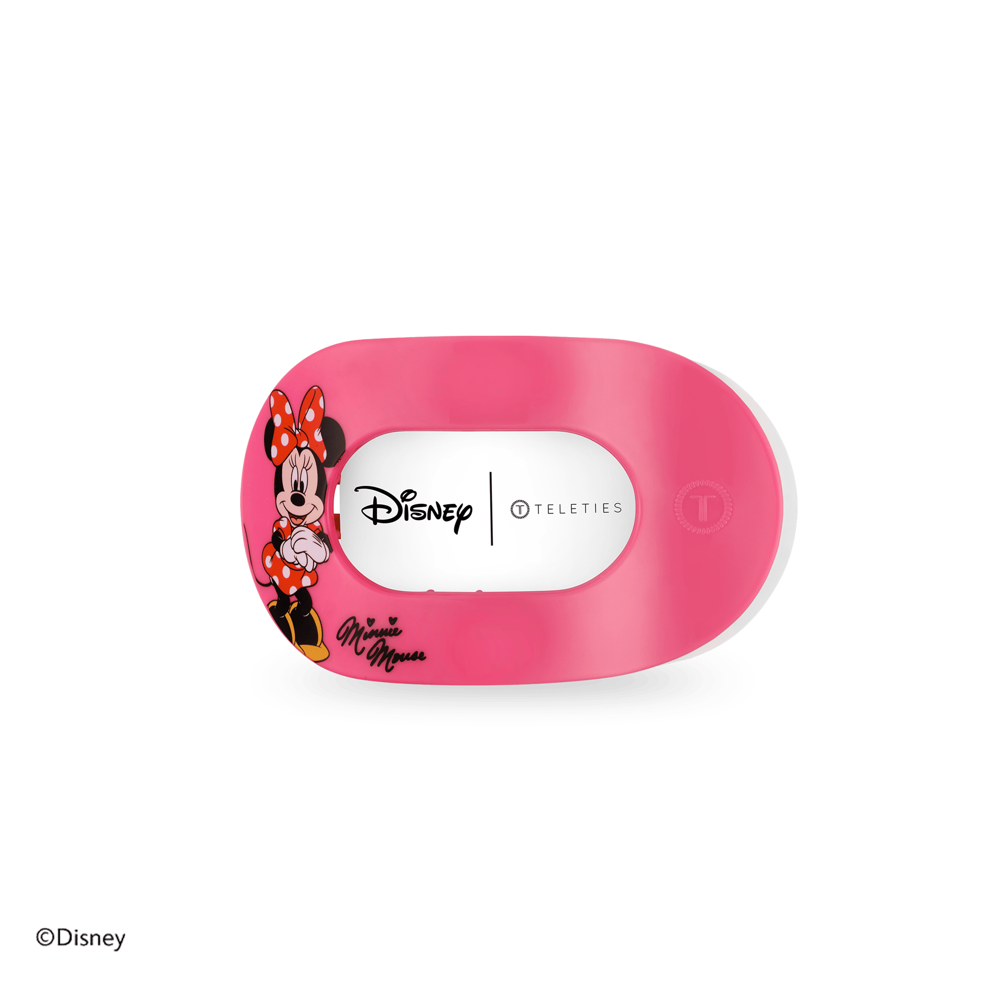 Flat Round Hair Clip | Small | Minnie Mouse