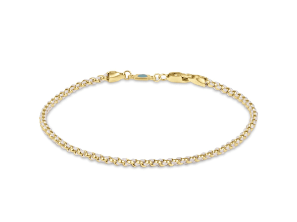 Gameday Hope Gold Sincerity Bracelet - White