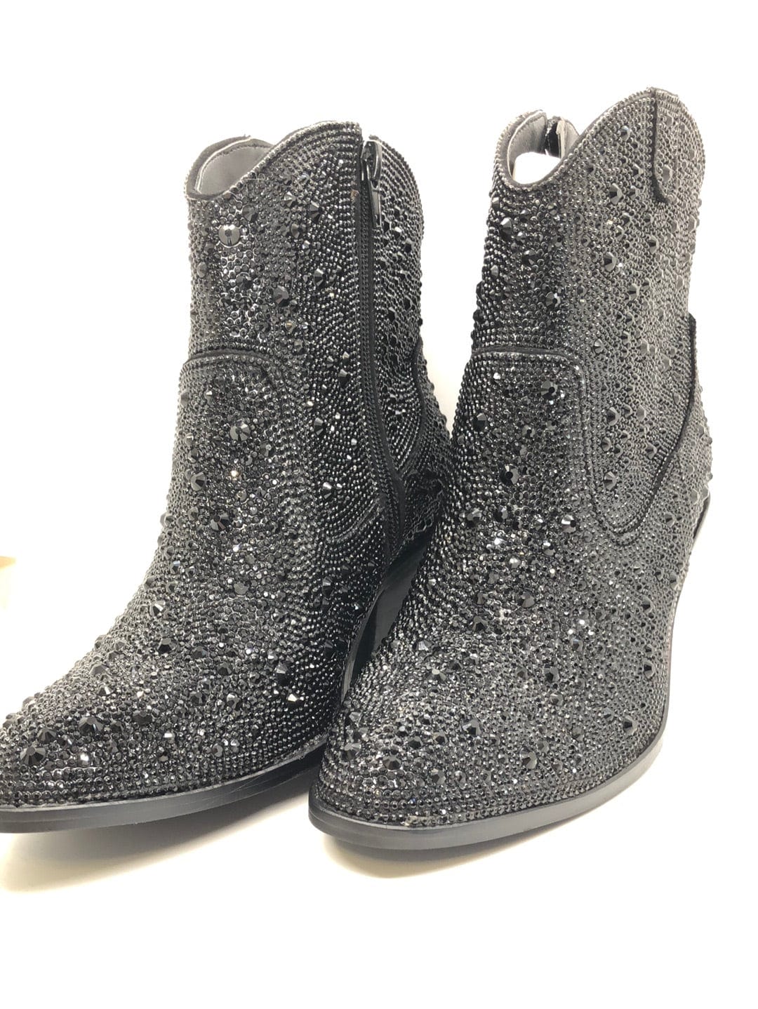 Shine Bright Black Rhinestone Boot