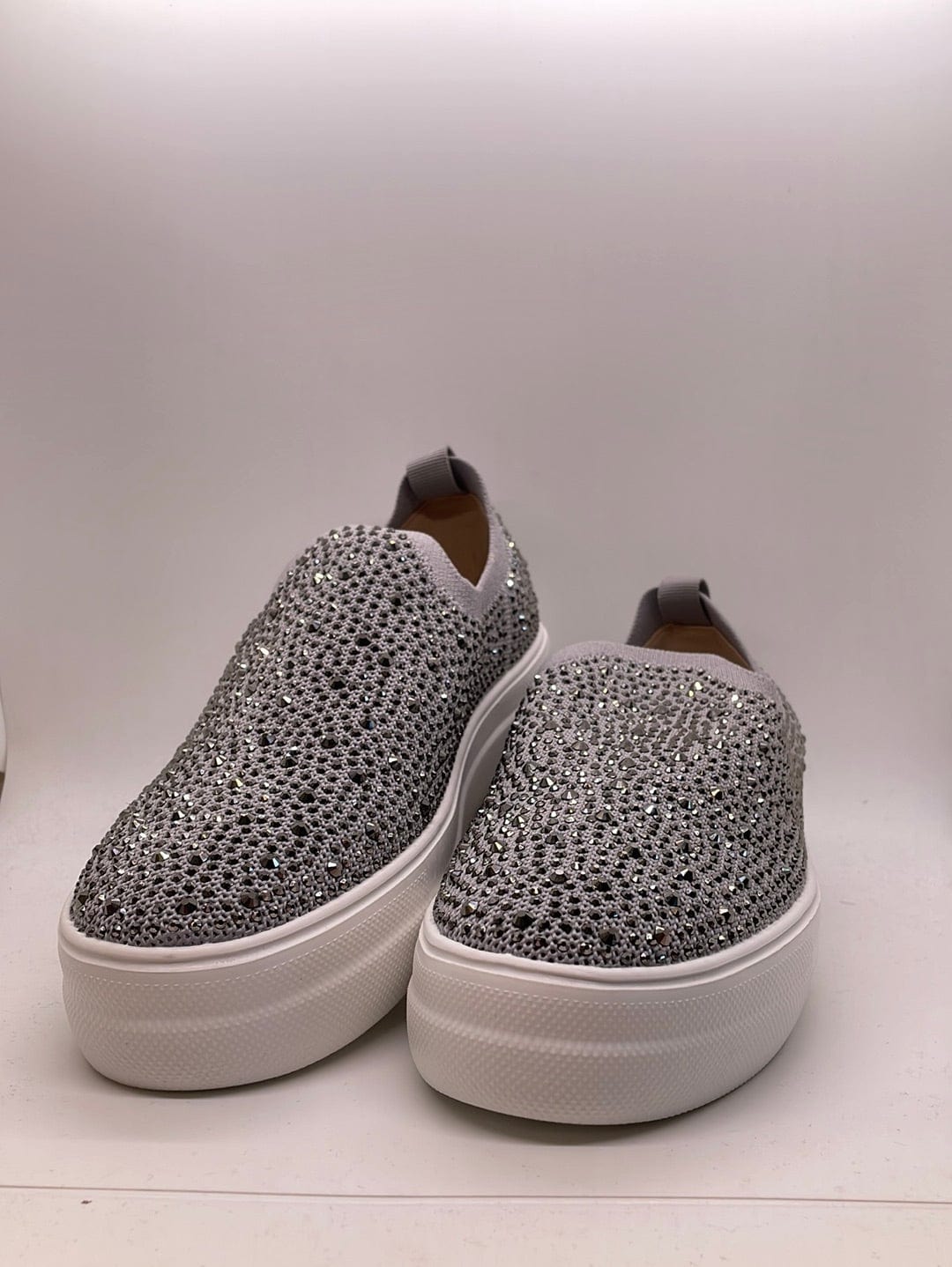 Grey Crystals Swank Shoe
