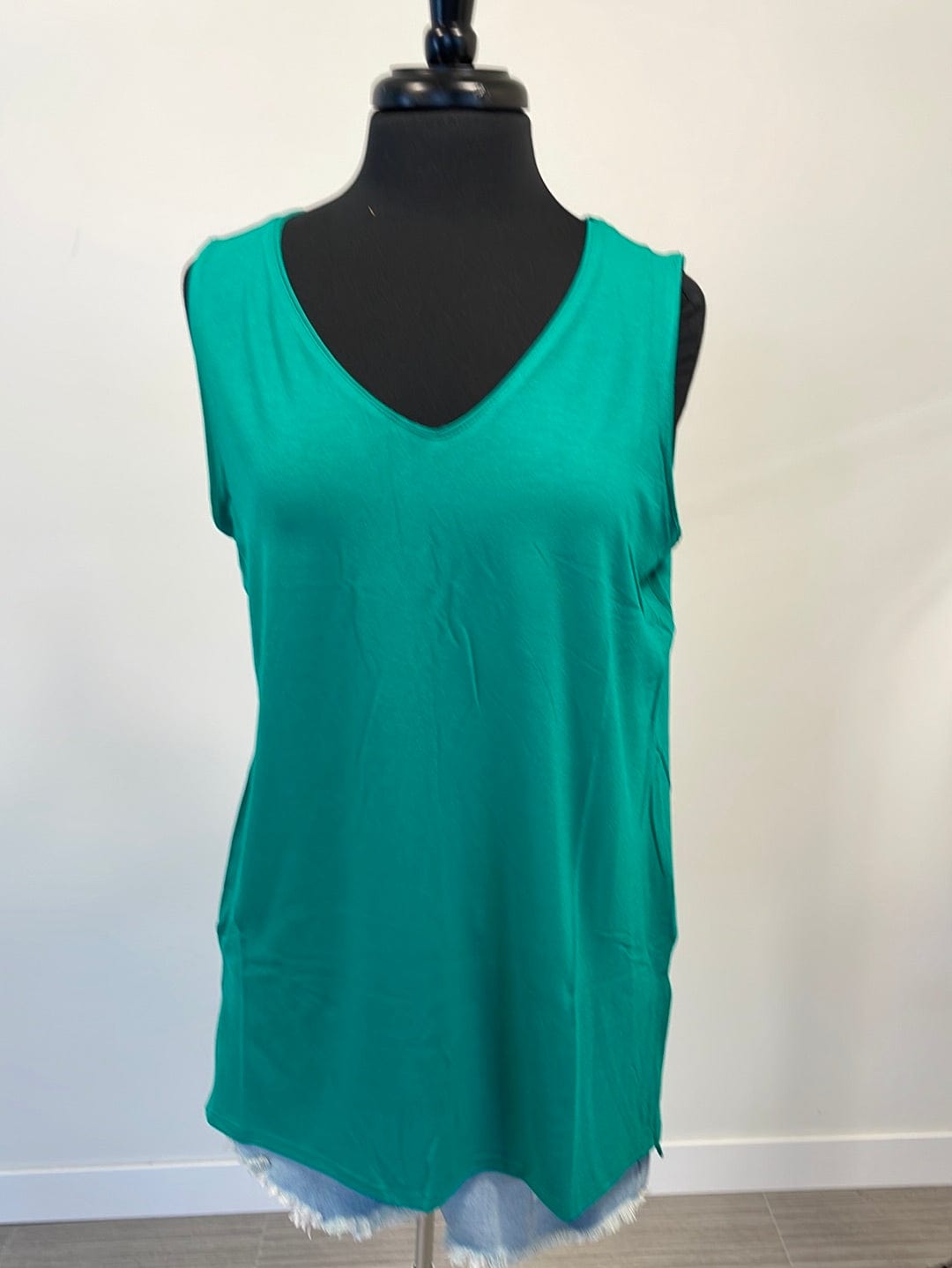 Kelly Green Favorite Layering Tank