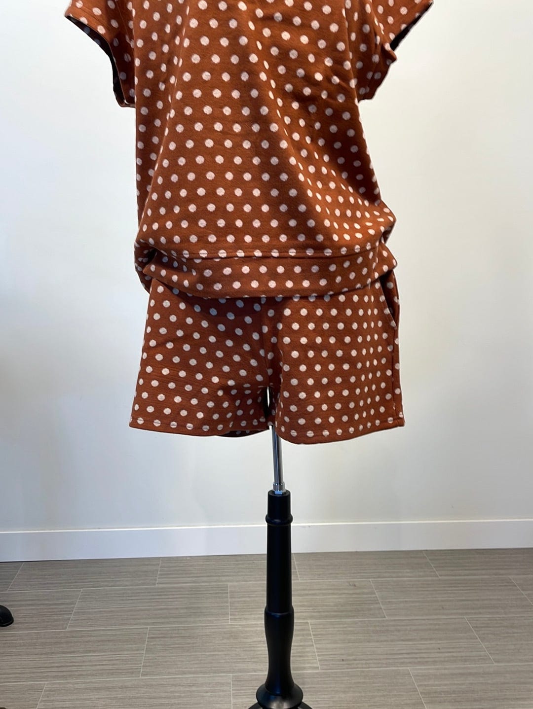 Rust Polka Dot Shorts