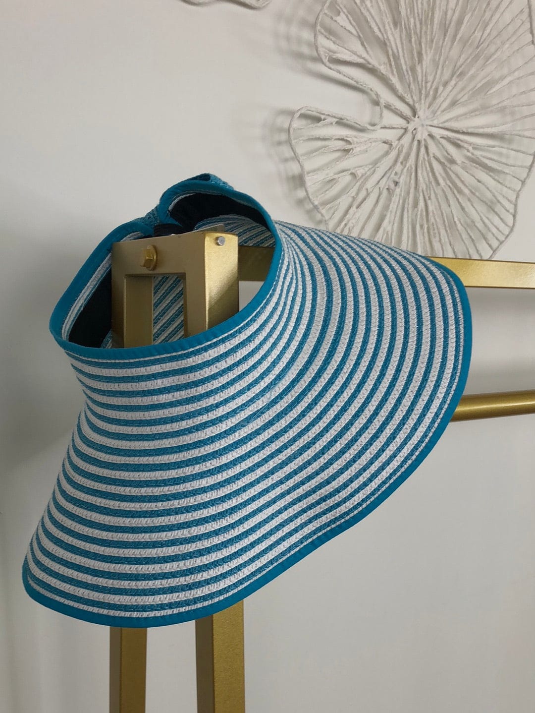 Blue Roll-Up Sunhat