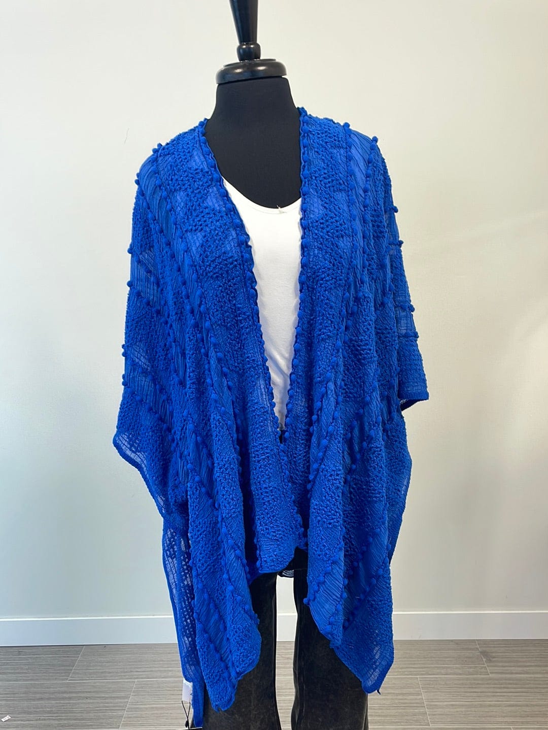 Blue Dimensional Kimono