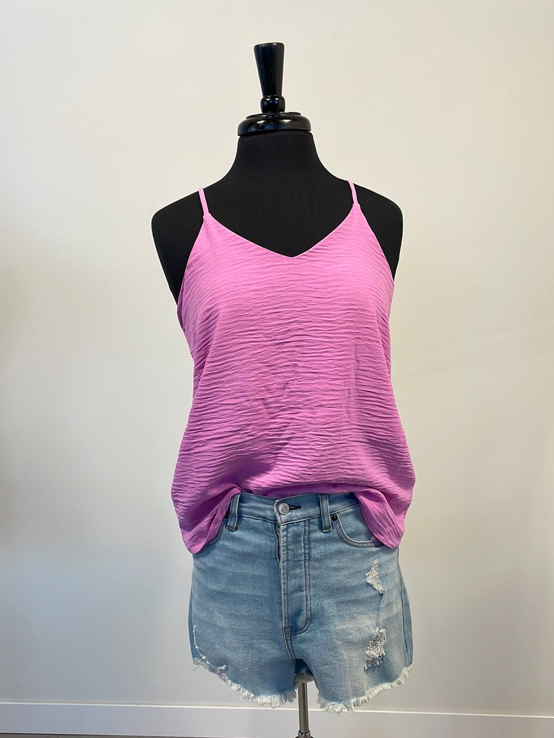 Mauve Adjustable Strap Breezy Tank
