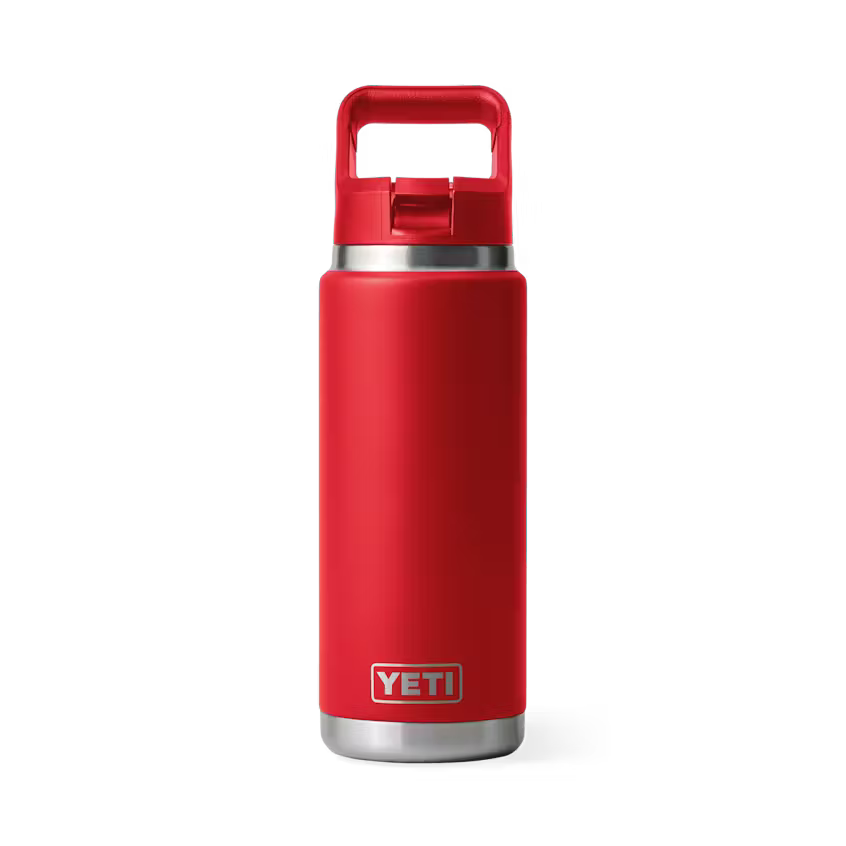 Rambler 26 oz C Straw Bottle Rescue Red