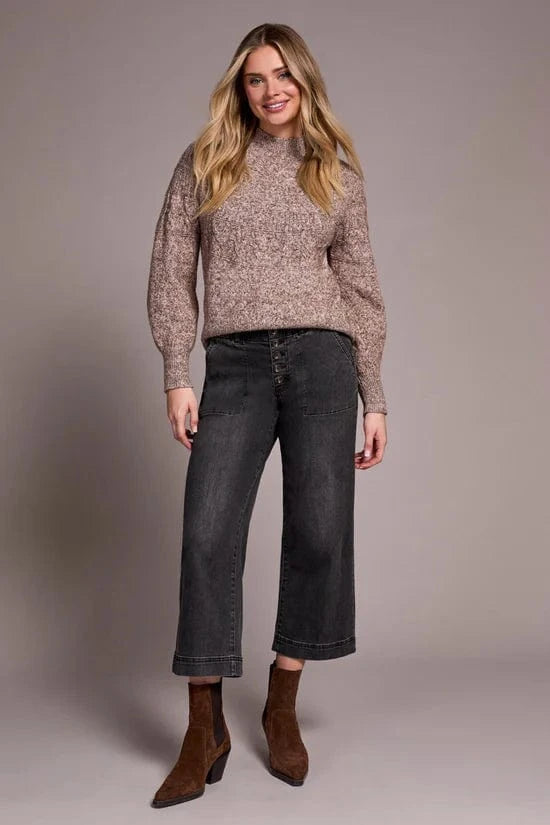 Blackmist Sophia Wide Crop Jeans