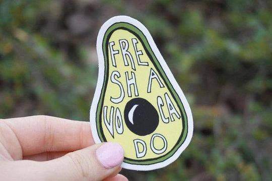 Fresh Avocado Sticker