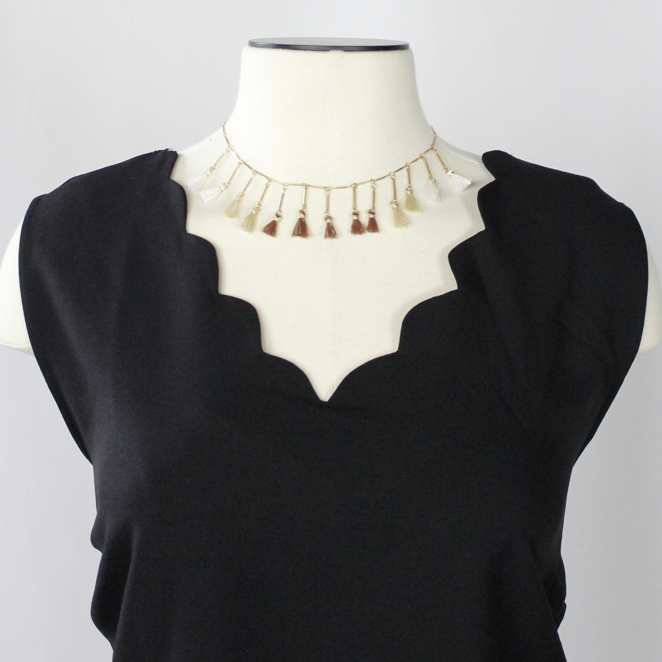 Tassel Trim Necklace