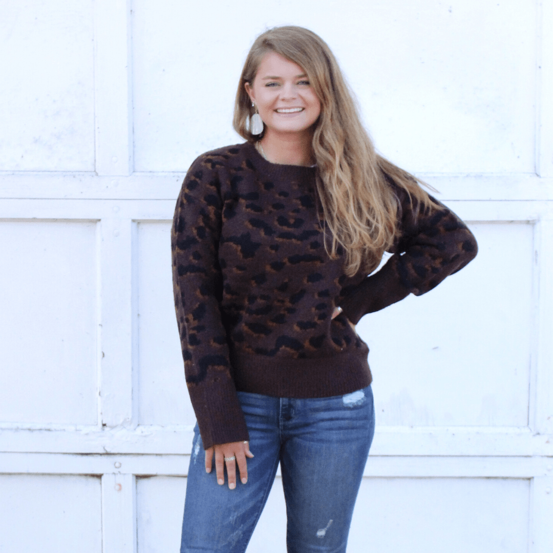 Leopard Dot Sweater
