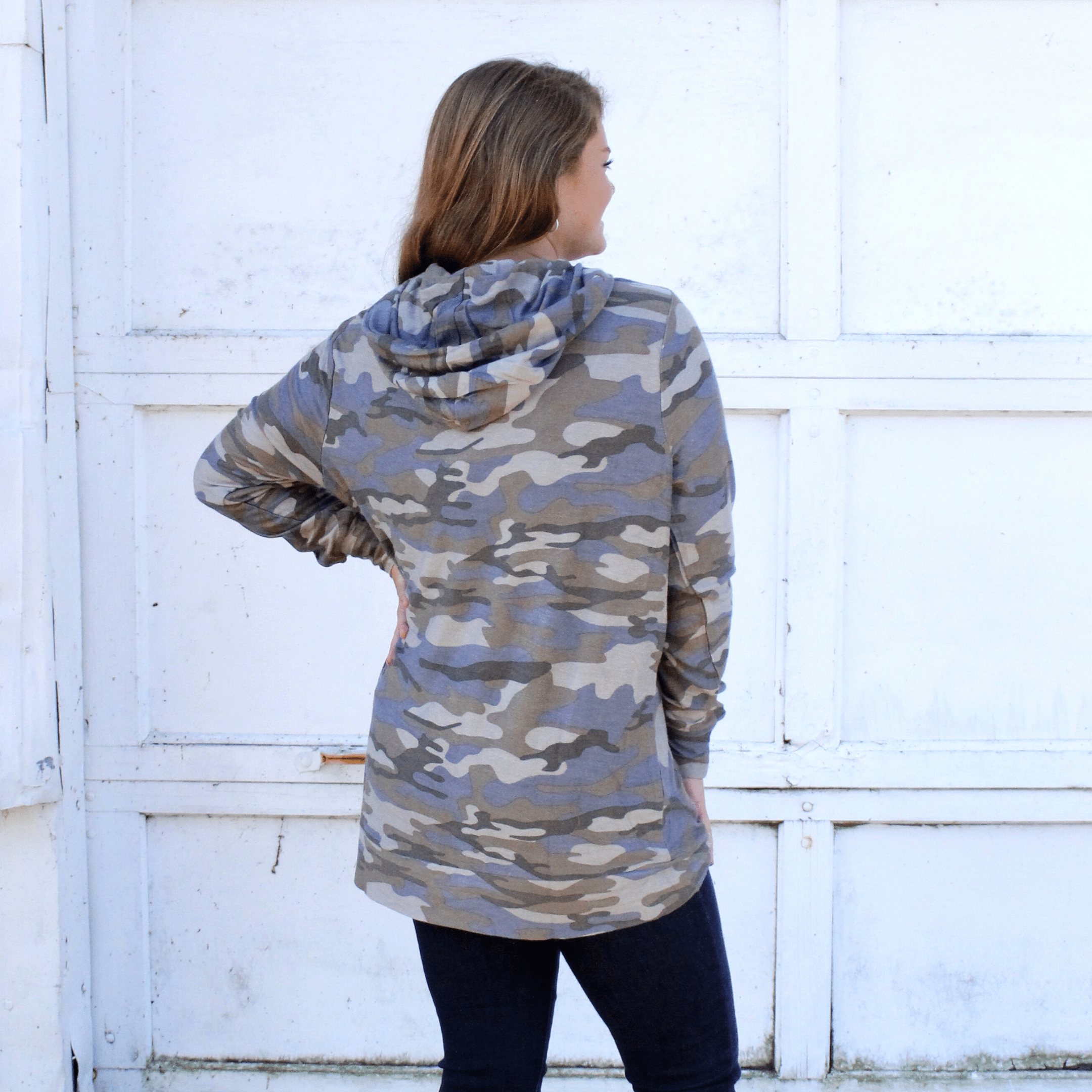 Dusty Camo Hooded Top