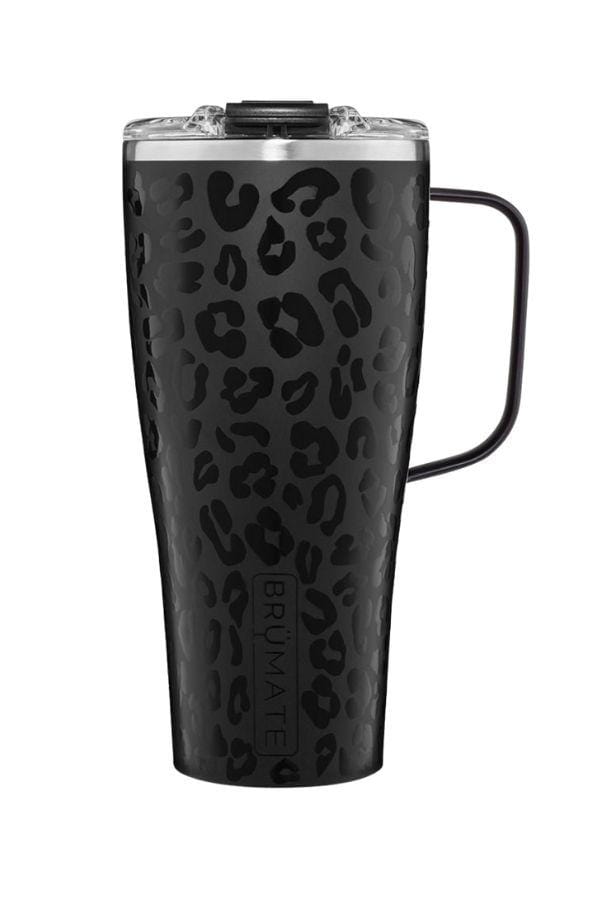dark leopard print drip proof mug