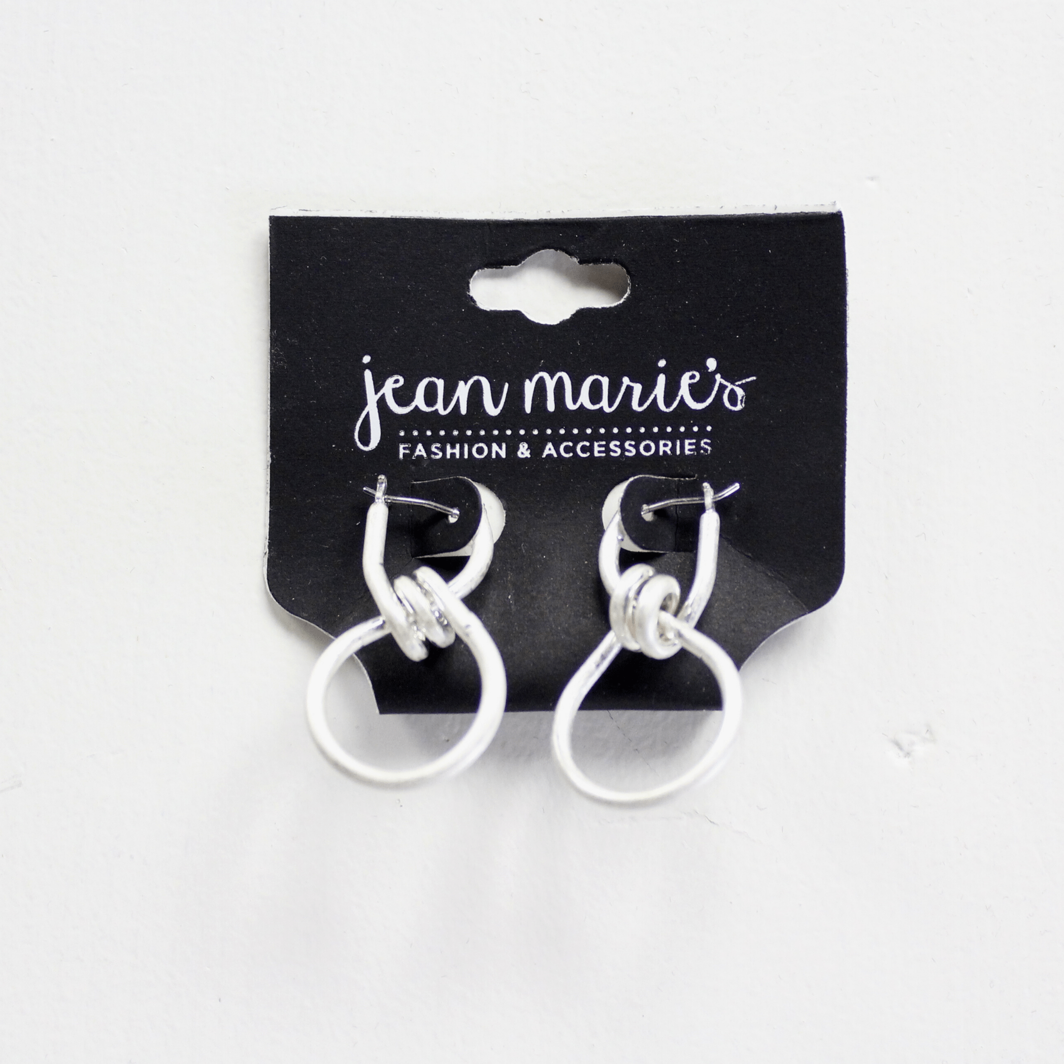 Silver Double Hoop Earrings