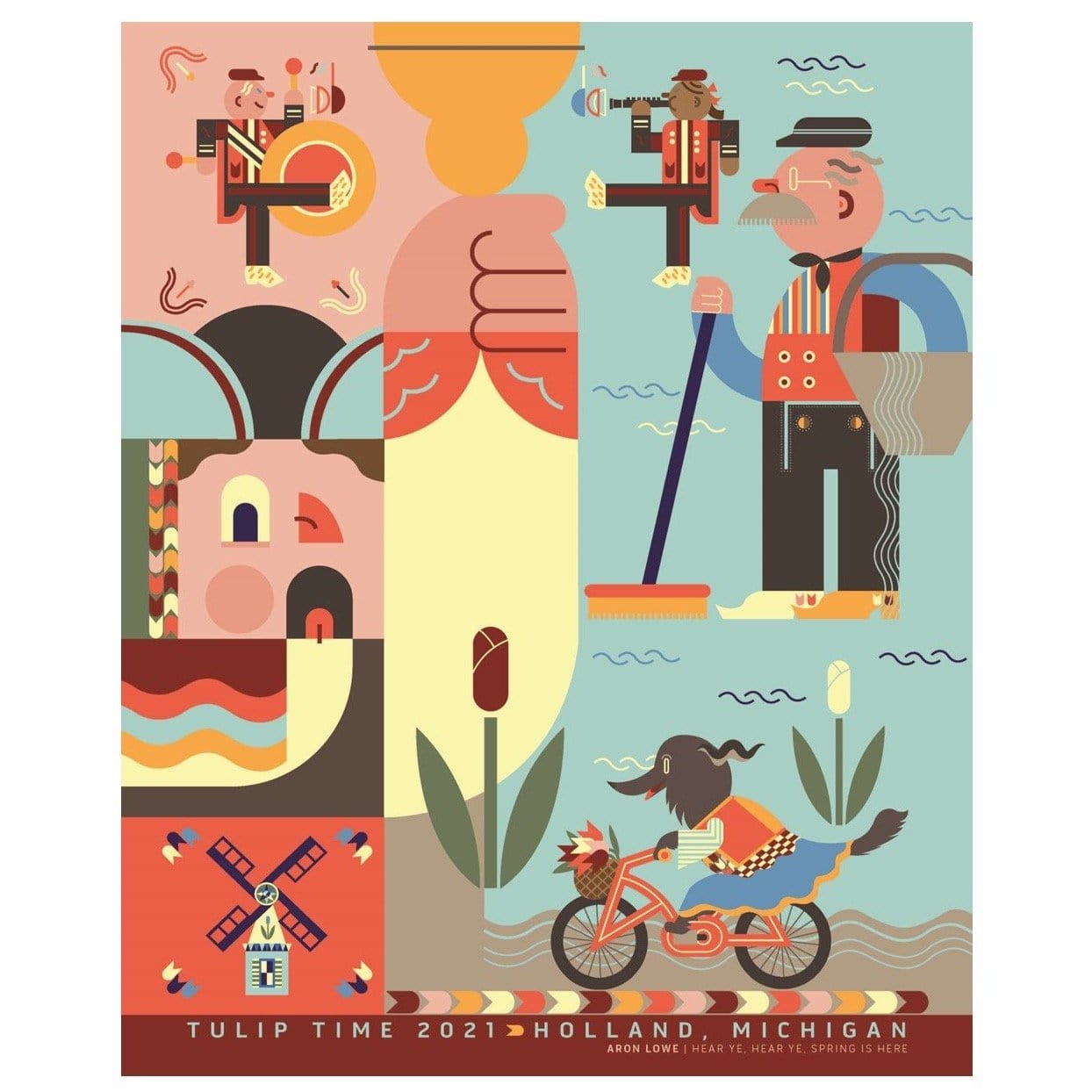 Tulip Time Poster 16x20