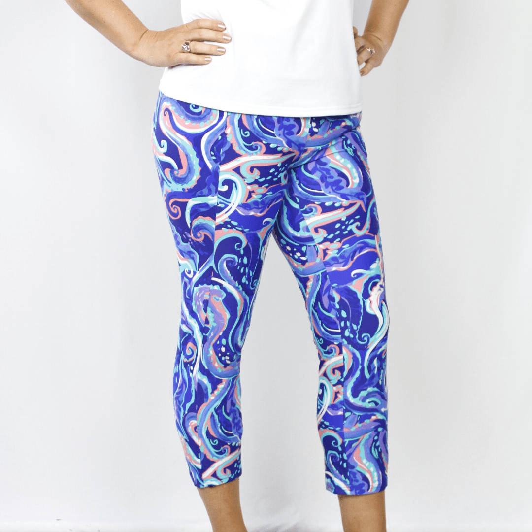 Royal Diana Slim Cropped Leggings