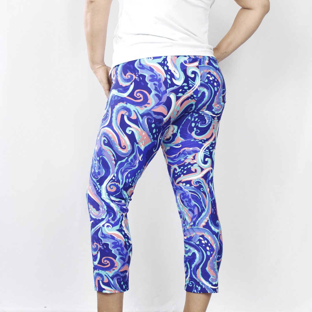 Royal Diana Slim Cropped Leggings