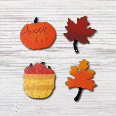 Happy Fall Magnets S/4