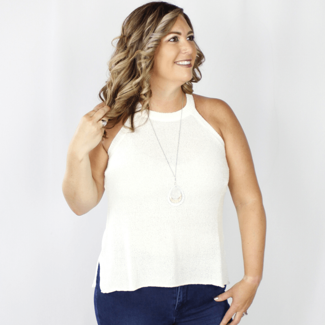 Halter Sweater Tank