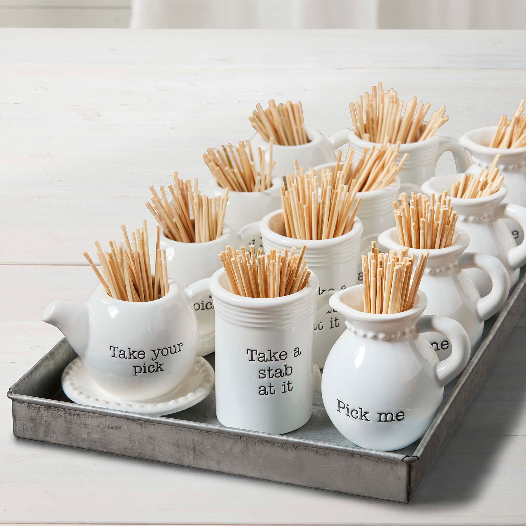 Circa Toothpick Holder