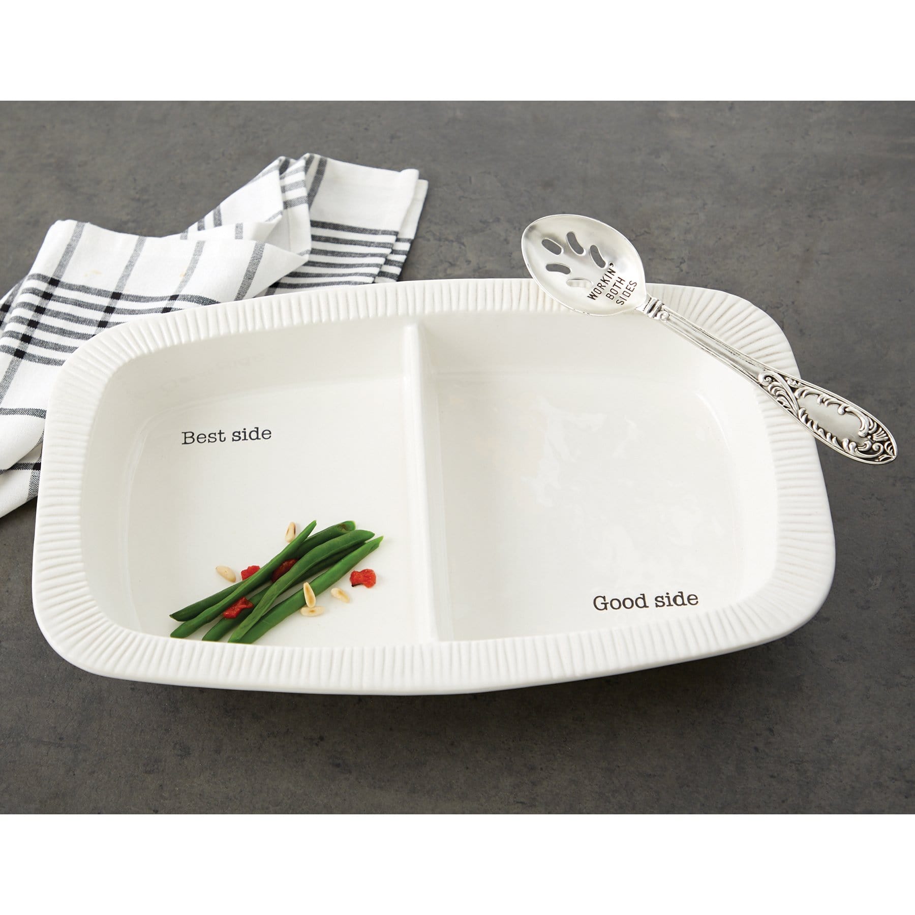 Divided Side Serving Dish Set