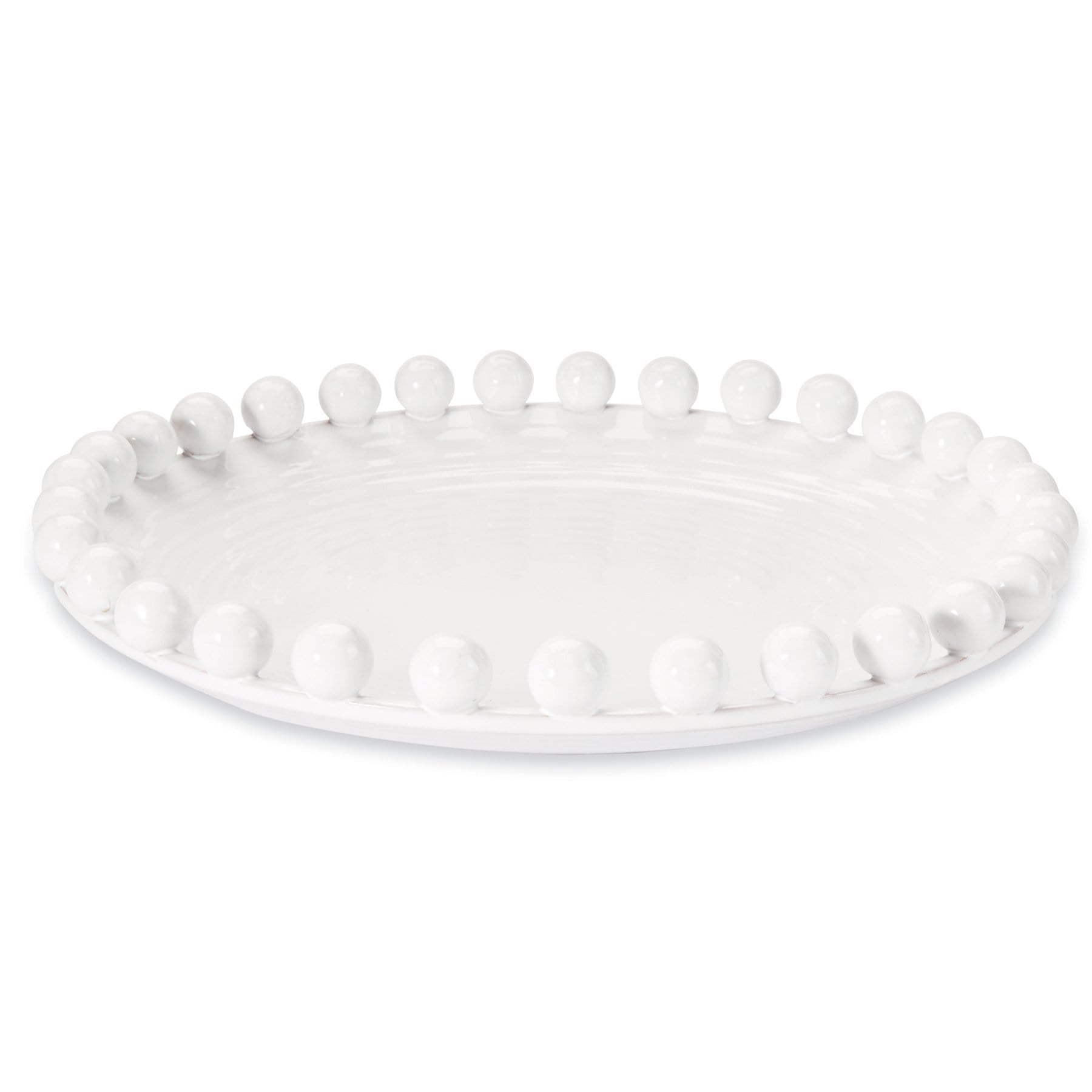 Raised Dotted Rim Platter