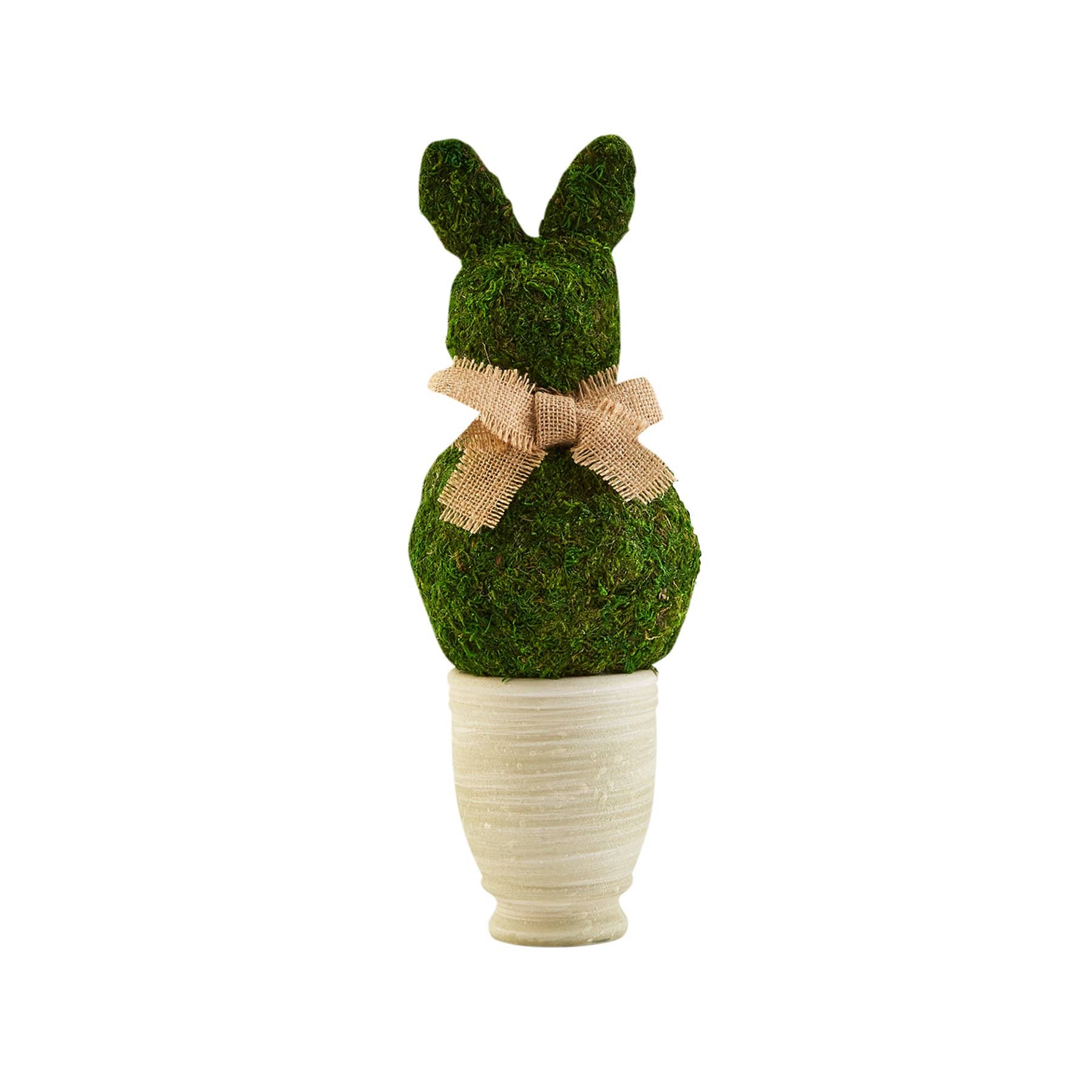 Small Preserved Moss Bunny Pot