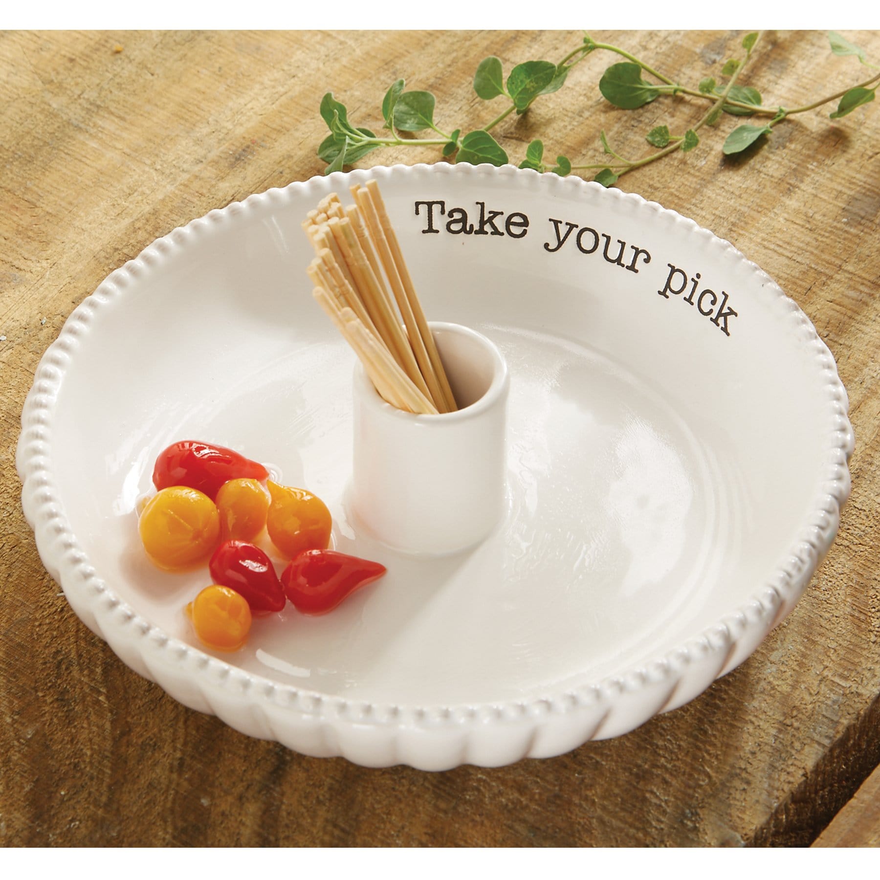Circa Toothpick Dish Set
