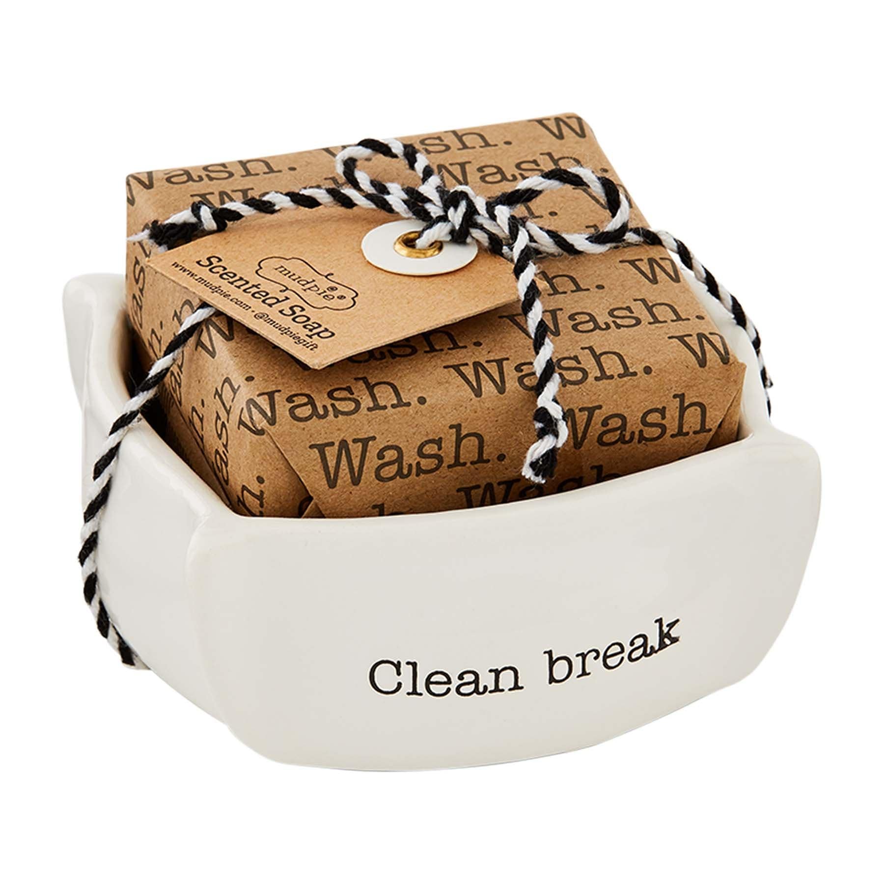 Clean Break Circa Soap Dish Set