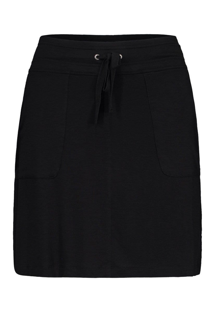 Black Pull On Skort