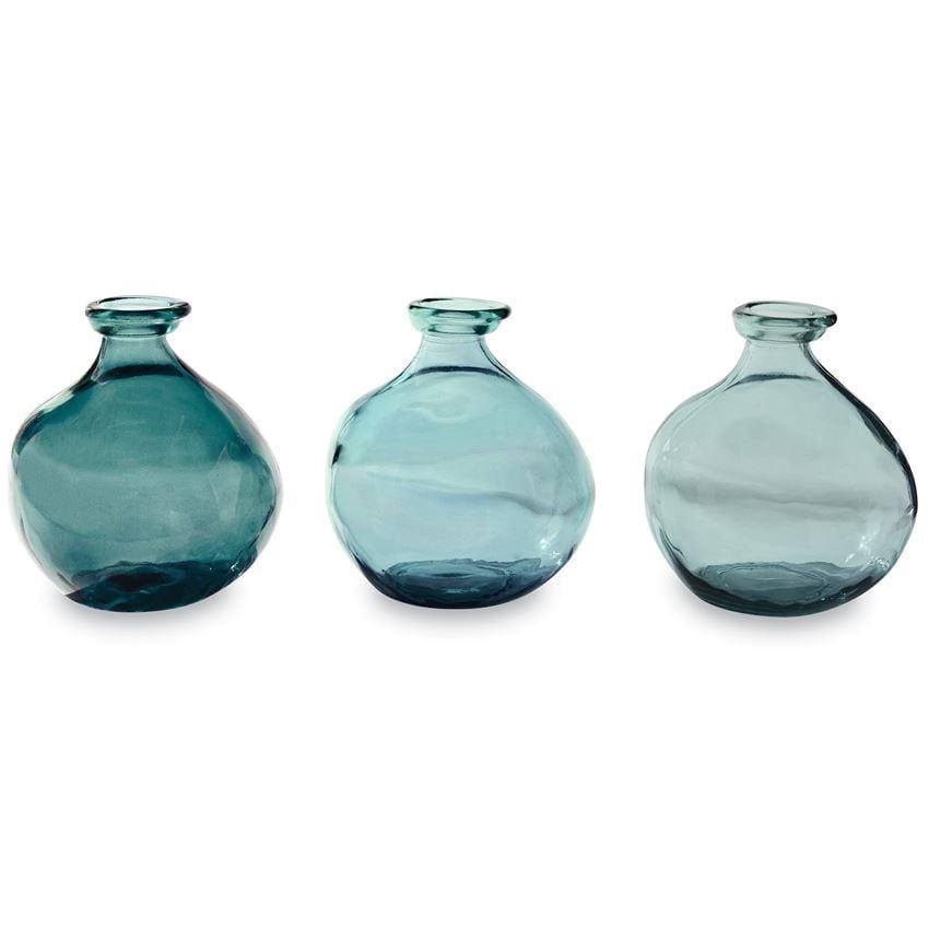 Light Blue Short Vase