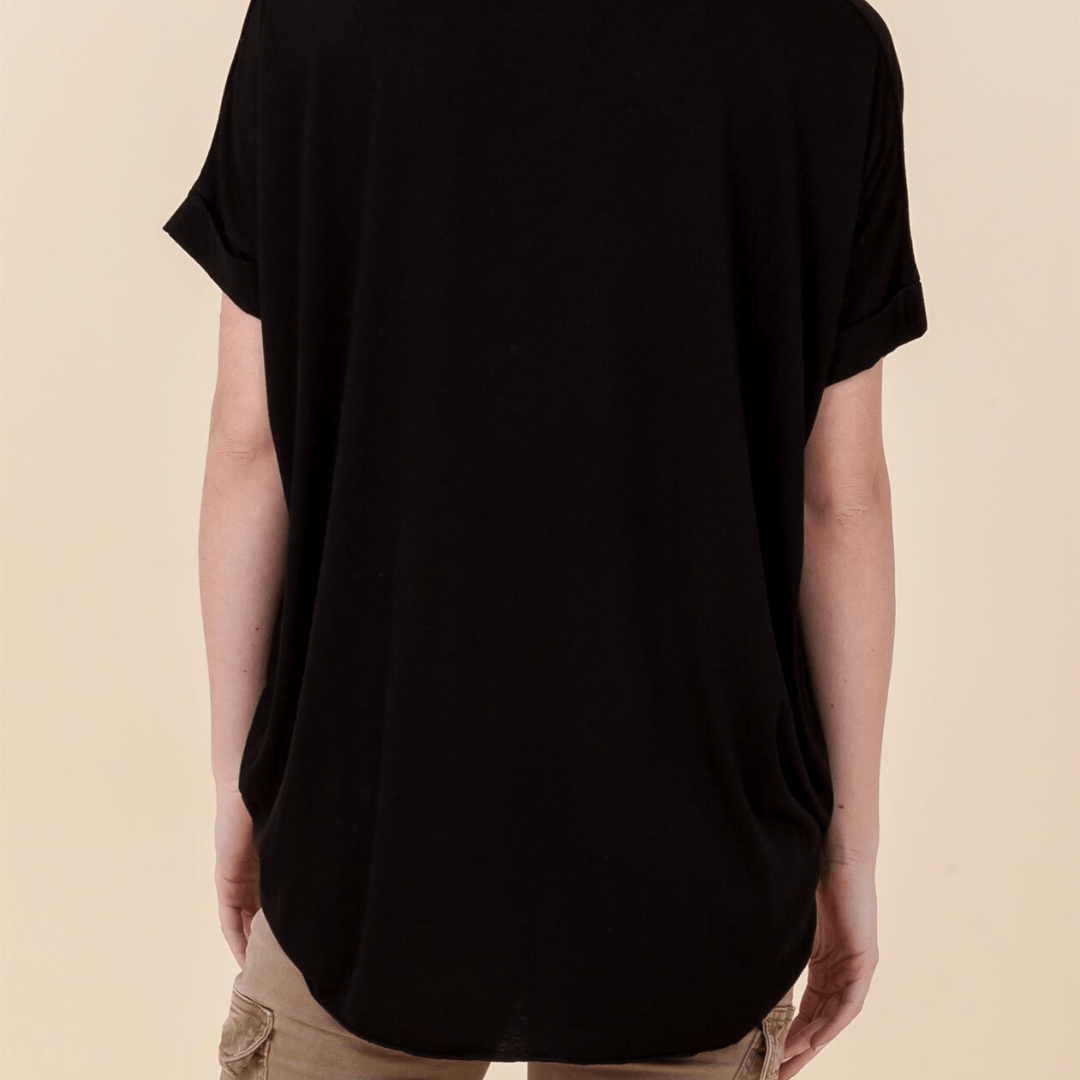 Short Sleeve Wrap Top