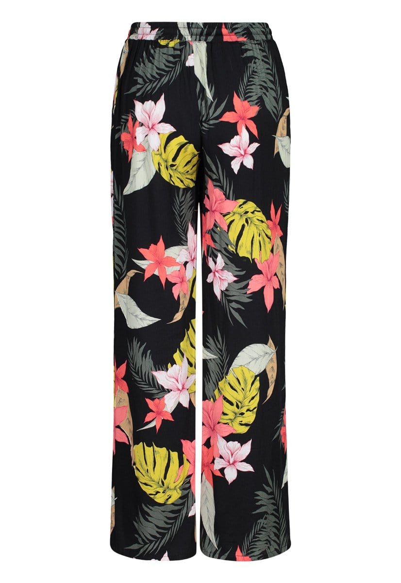 Hibiscus Wide Leg Drawstring Pant