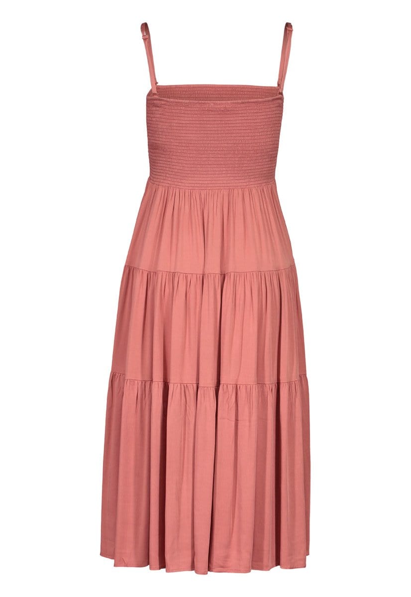 Gazelle Shirring Dress w/Removable Straps