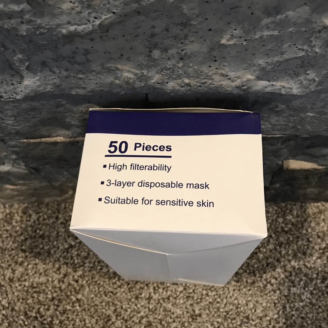 STORE PICK-UP ONLY: Disposable Face Mask - Box of 50