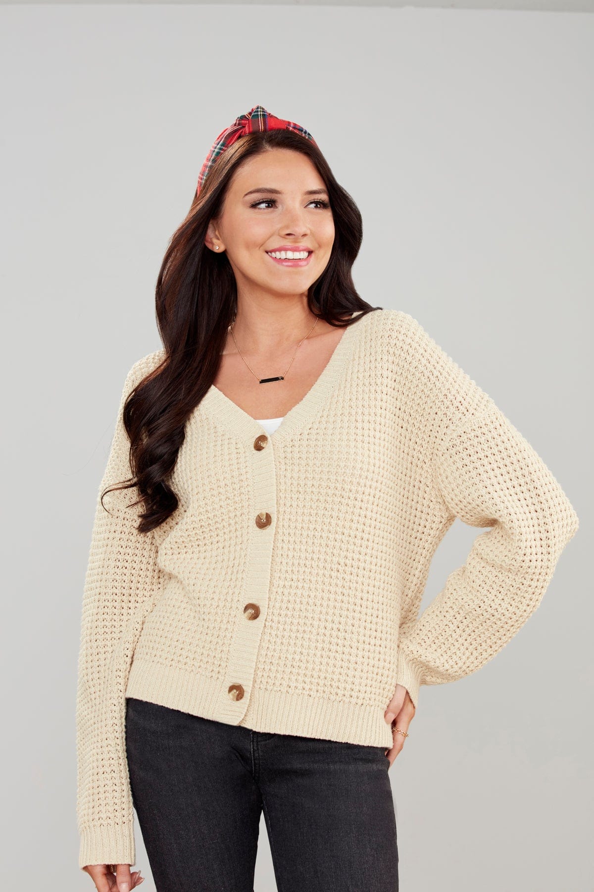 Cream Kara Cardigan