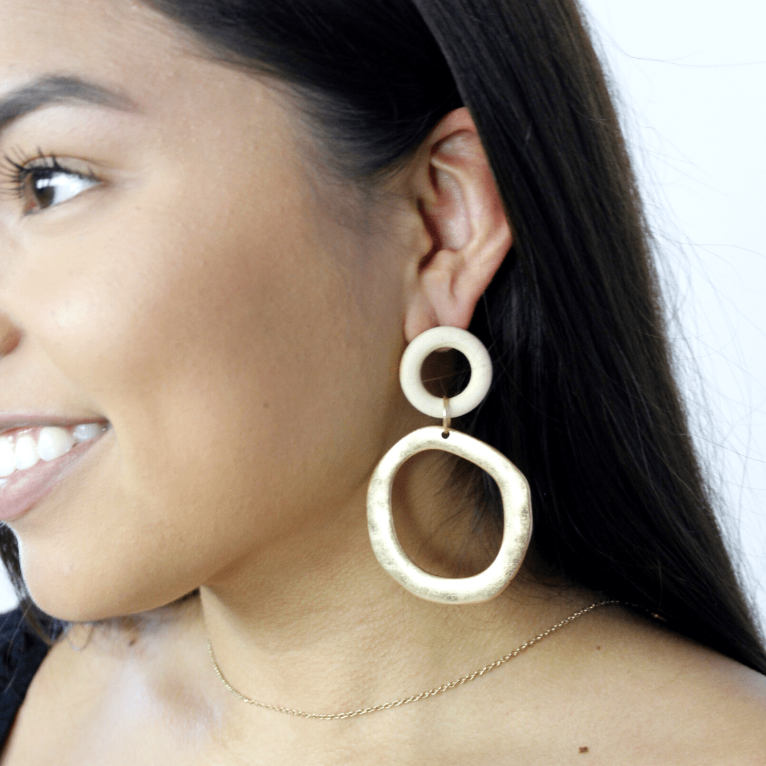 Double Circle Earring